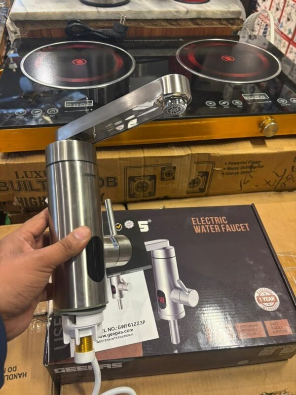Geepas Electric Water Faucet 3000W | Instant Hot Water Tap (Model 61223P)